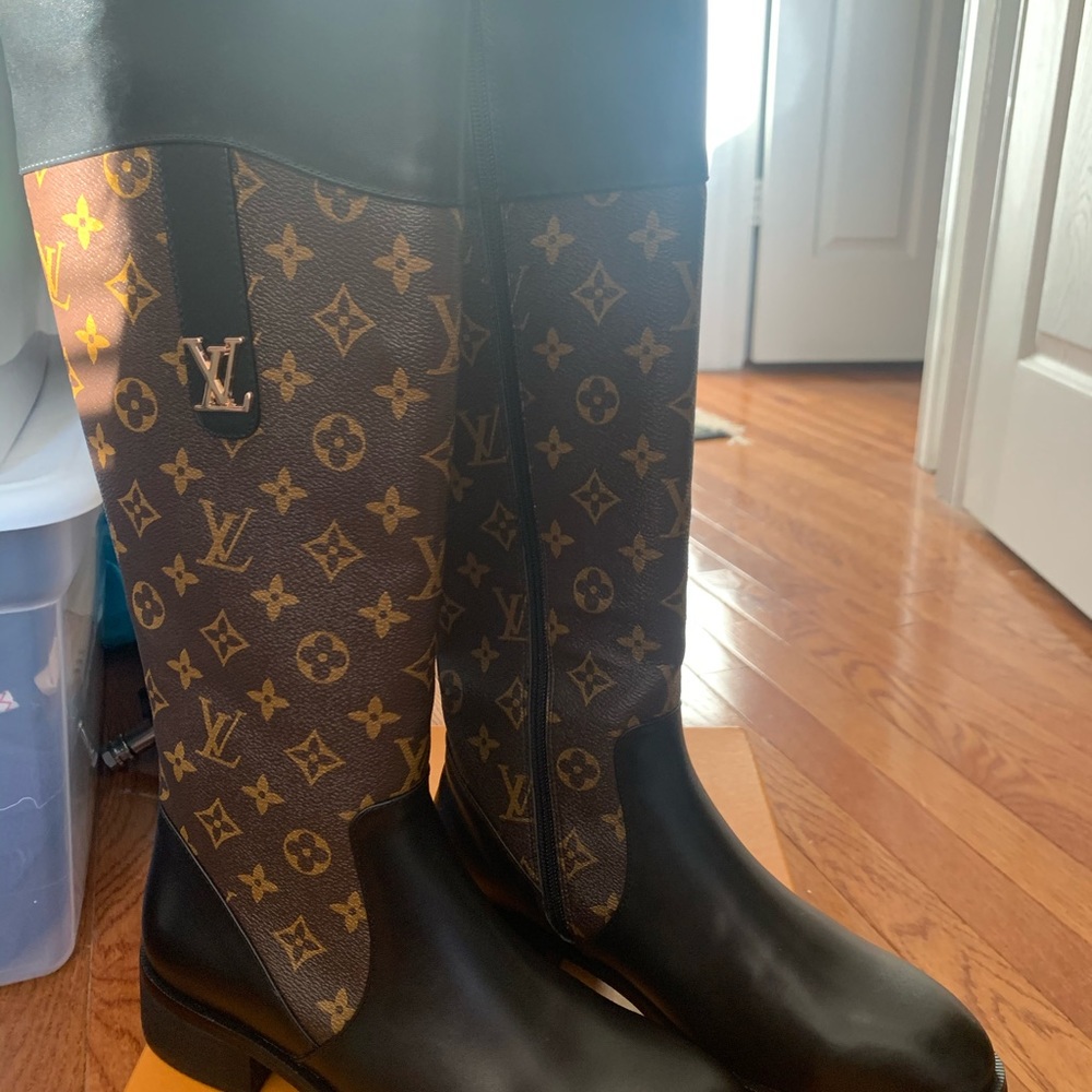 Louis Vuitton riding boots